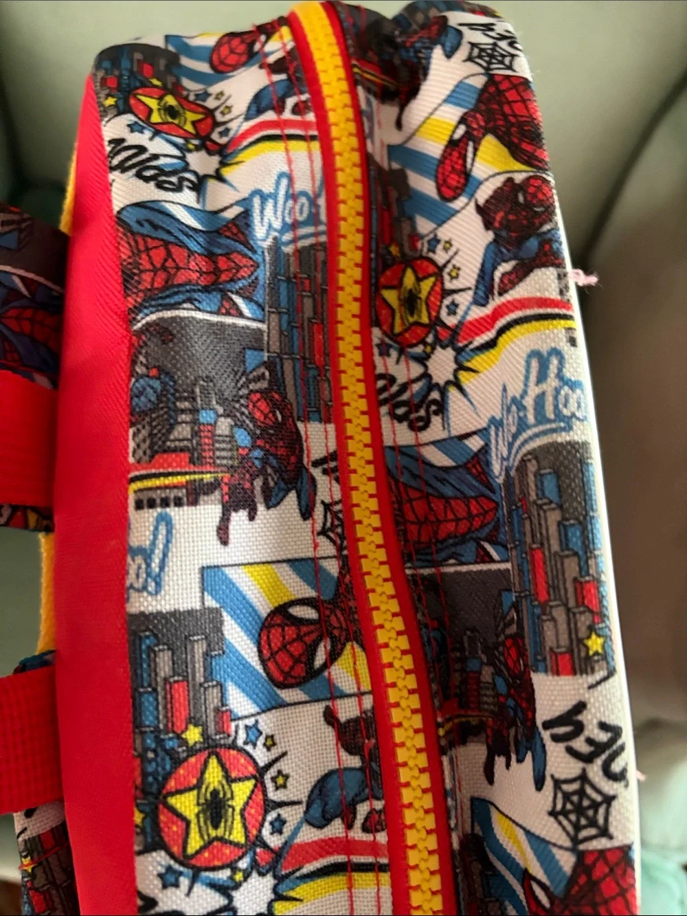Superhero Spider marvel Backpack - Red